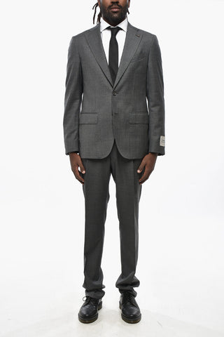 CC COLLECTION Virgin Wool Suit with Classic Lapel