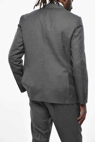 CC COLLECTION Virgin Wool Suit with Classic Lapel