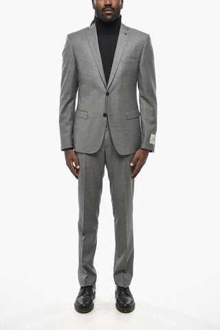 CC COLLECTION Anzug aus Schurwolle mit Pin-Check-Muster