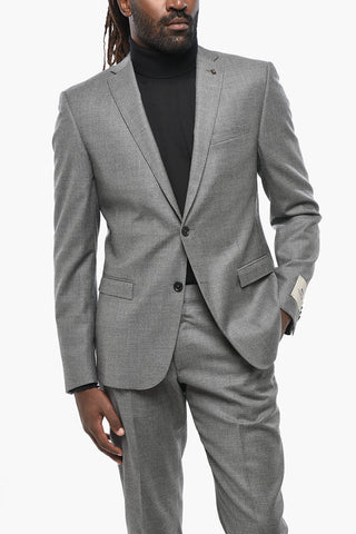 CC COLLECTION Anzug aus Schurwolle mit Pin-Check-Muster