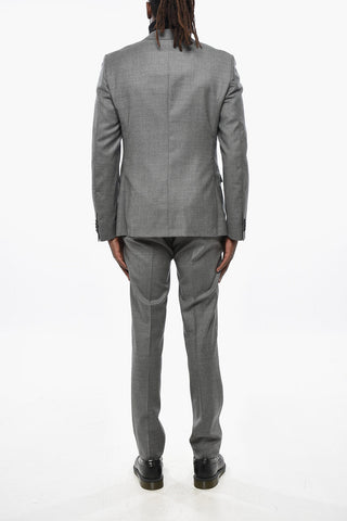 CC COLLECTION Anzug aus Schurwolle mit Pin-Check-Muster