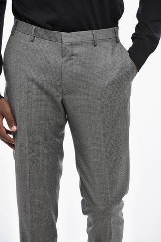 CC COLLECTION Anzug aus Schurwolle mit Pin-Check-Muster