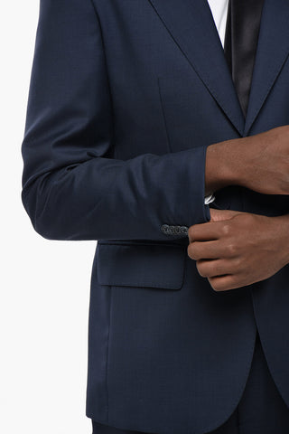 CC COLLECTION Virgin Wool Suit With Side Vents