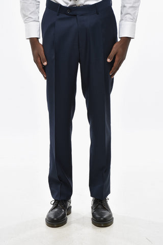 CC COLLECTION Virgin Wool Suit With Side Vents