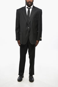 COLLECTION Anzug aus Schurwolle mit Micro-Pois-Muster