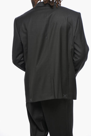 COLLECTION 버진 울 수트 마이크로 도트 패턴