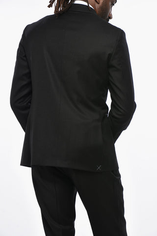 CC COLLECTION Anzug aus Schurwolle mit klassischem Revers
