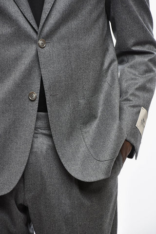 CC COLLECTION Virgin Wool Suit with Notch Lapel