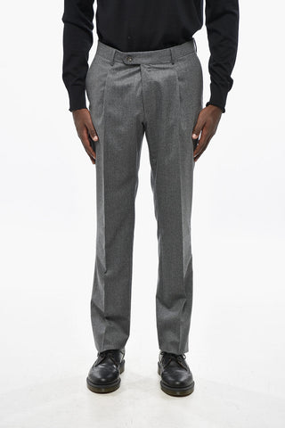 CC COLLECTION Virgin Wool Suit with Notch Lapel