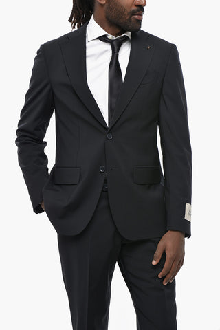 CC COLLECTION 슬림 핏 스트레치 버진 울 수트