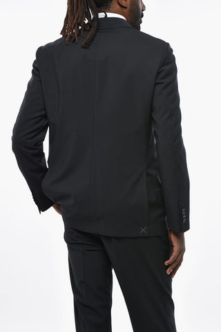 CC COLLECTION 슬림 핏 스트레치 버진 울 수트