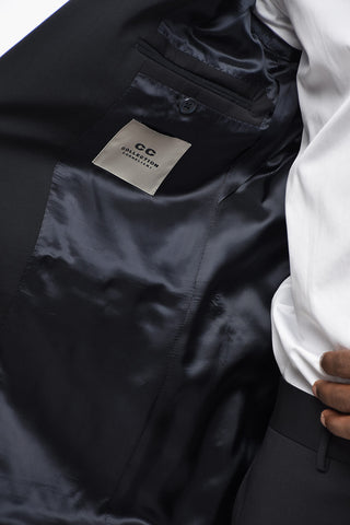 CC COLLECTION 슬림 핏 스트레치 버진 울 수트