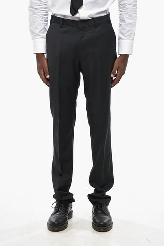 CC COLLECTION Virgin Wool Suit with Peak Lapel