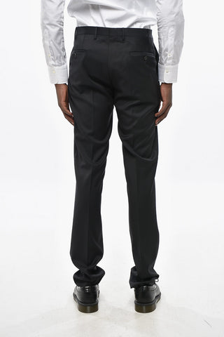 CC COLLECTION Virgin Wool Suit with Peak Lapel