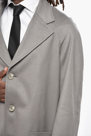 CC COLLECTION Wool Blend Coat with Patch Pockets