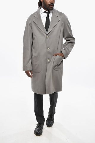 CC COLLECTION Wool Blend Coat with Patch Pockets