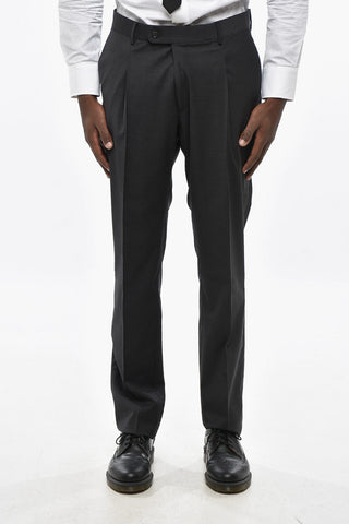 CC COLLECTION 슬림 핏 순모 스트레치 수트