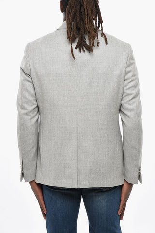 CC COLLECTION Blazer 3 Tasche in Misto Lana con Chest Piece Removibile