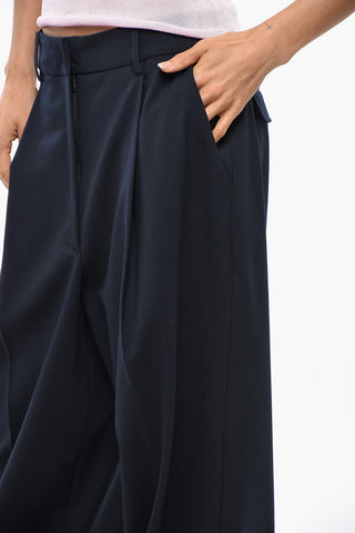 Mom Fit AXEL Pants with Front Pleat