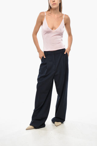 Mom Fit AXEL Pants with Front Pleat