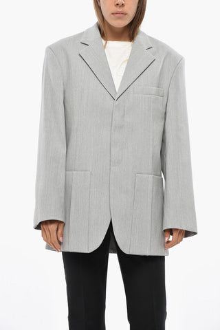 Slim-Fit-Blazer D'HOMME mit Abnähern