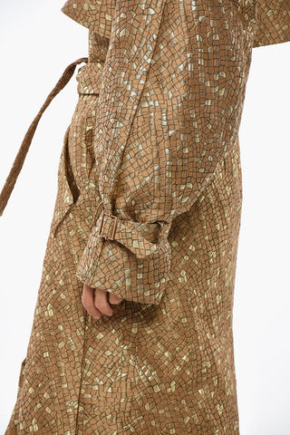 ATELIER Jacquard Coat SALSA with Belt