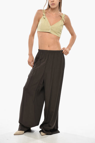 Palazzo Pants with Elastic Waist
