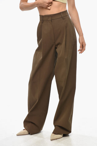 Mom Fit AXEL Pants with Front Pleat