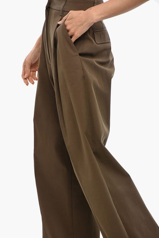 Mom Fit AXEL Pants with Front Pleat