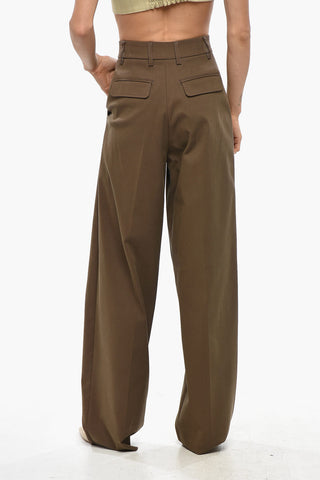 Mom Fit AXEL Pants with Front Pleat