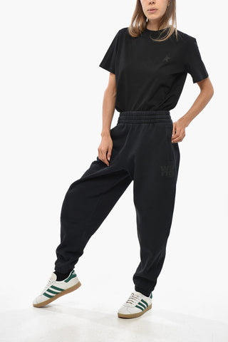 Joggers in Cotone a Tinta Unita