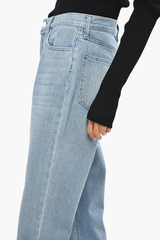 Jeans Slim Fit in Denim Lavaggio Chiaro 16cm