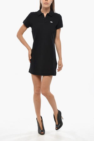 Polokleid D-TENNY aus Baumwoll-Piqué mit Oval-D-Logo