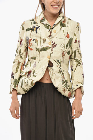 Blazer in Cotone SOMERSET con Motivo Floreale