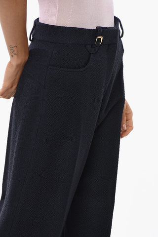 Pantaloni Palazzo SAUGE in Tessuto Stretch