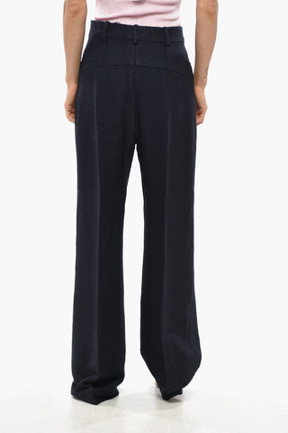 Pantaloni Palazzo SAUGE in Tessuto Stretch