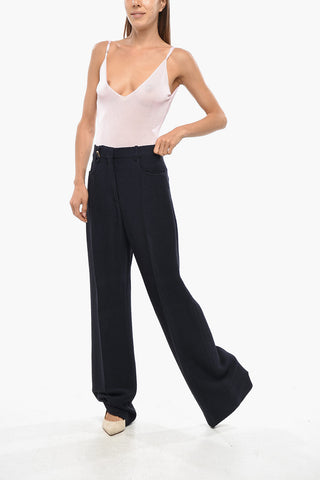 Pantaloni Palazzo SAUGE in Tessuto Stretch