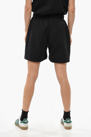 ICON Solid-Color Shorts OVER FIT With Contrast Print