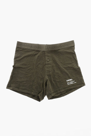 Boxer Aus Stretch-Baumwolle STARKIE Mit Vorderer Knopfleiste
