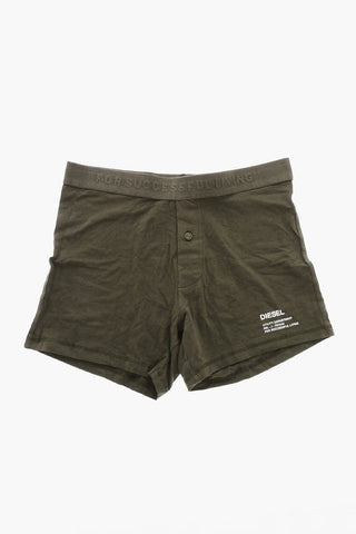 Boxer Aus Stretch-Baumwolle STARKIE Mit Vorderer Knopfleiste