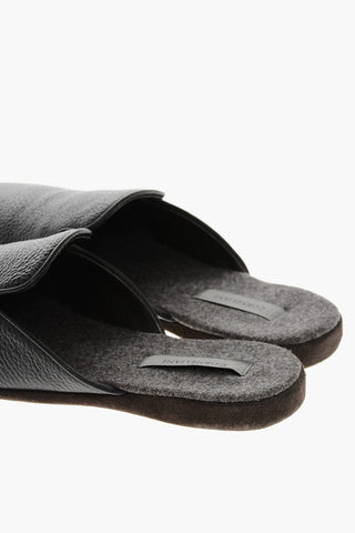 해머드 가죽 클로그