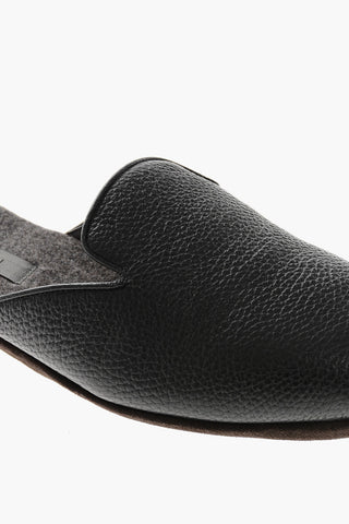 해머드 가죽 클로그