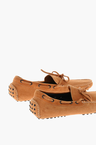 ID Mocassini Deck in Camoscio a Tinta Unita