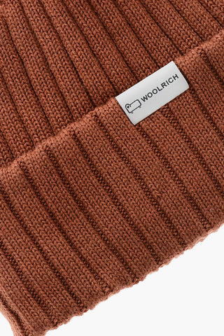 Ribbed Virgin Wool Beanie