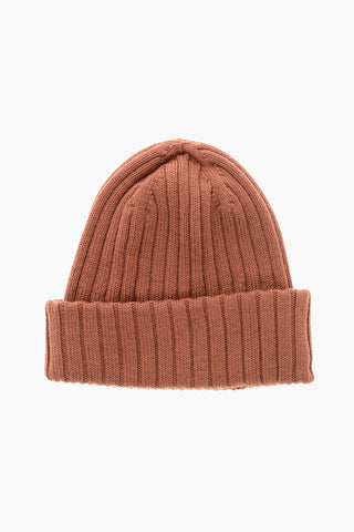 Ribbed Virgin Wool Beanie