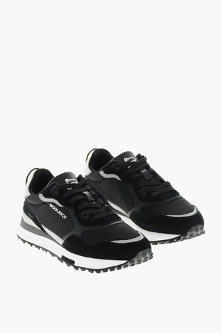 Suede RUNNING ASIA Sneakers with Fabric Inserts