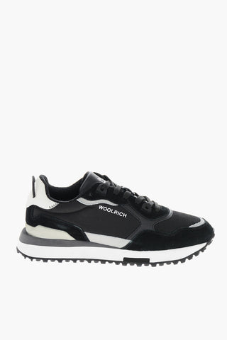 Suede RUNNING ASIA Sneakers with Fabric Inserts