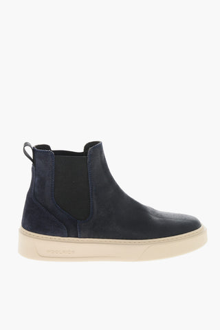 Brushed Suede CLASSIC COURT Chealsea Booties with Rubber Sole