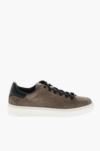 Sneakers in Suede CLASSIC COURT con Lacci Hiking 