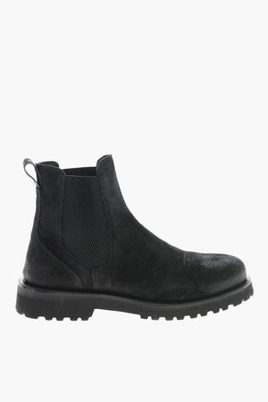 Stivaletti Chelsea in Suede con Suola Carrarmata